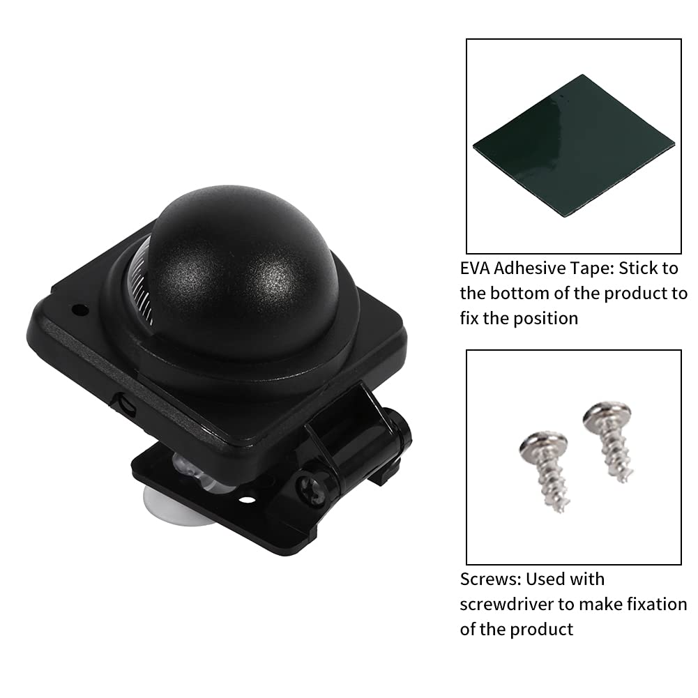Universal Black Digital Car Mount for Windshield - Compatible with Cars, Trucks, Boats & Watercraft | Hands-Free Phone Holder for Safe Driving & Navigation