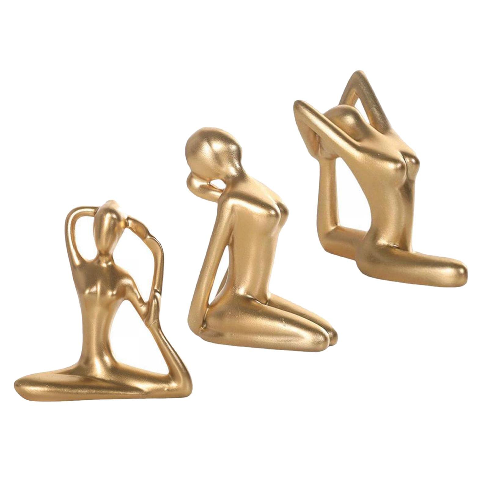 Elegant Yoga Girl Statue - Small Home Decor for Cabinet, Living Room, Office | Perfect for Meditation Spaces, Yoga Studios & Zen Decor
