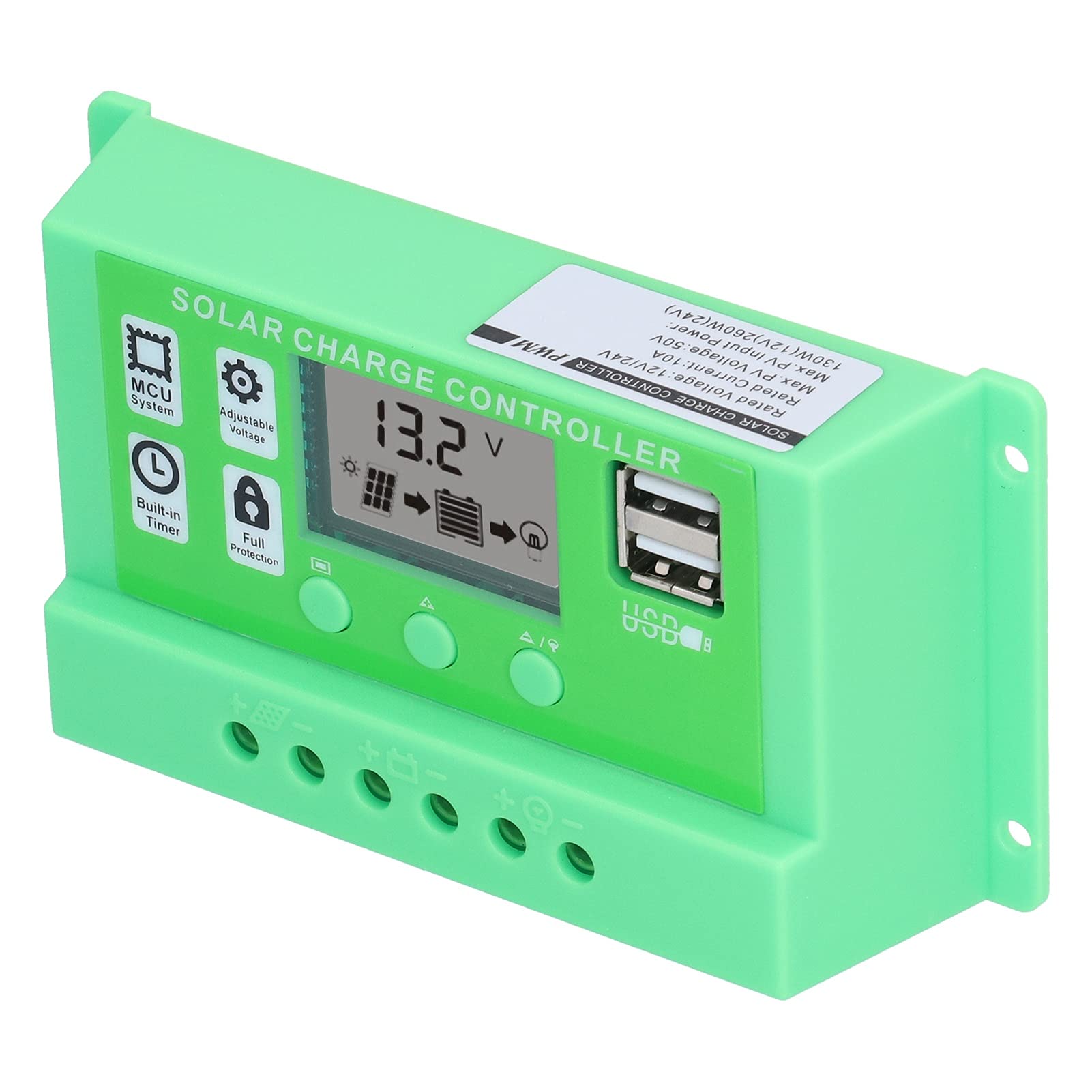 30A Solar Charge Controller with LCD Display for Home & Industry Use