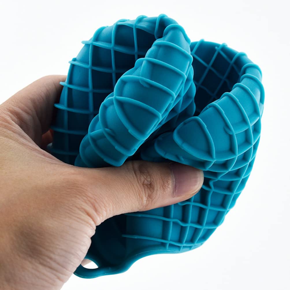 3-Piece Silicone Heat-Resistant Pot Holders - Non-Slip Microwave Oven Mitts & Grips for Cooking, Baking, and Serving Hot Dishes - Perfect for Kitchen, BBQ, and Camping Use