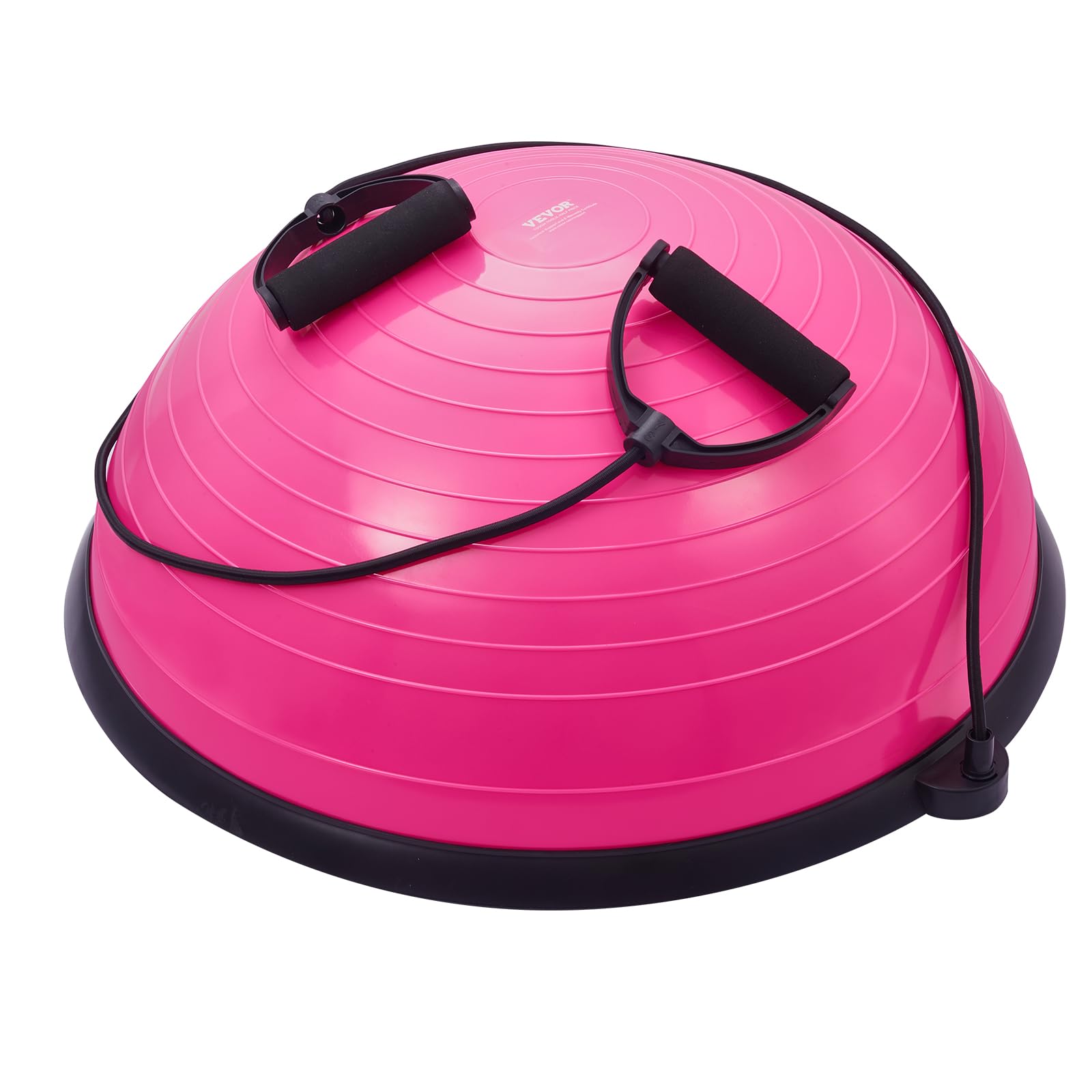 VEVOR Half Exercise Ball Trainer - 660 lbs Capacity Stability Ball for Yoga, Balance & Strength Training | Includes Resistance Bands & Pump | Perfect for Home Gym, Full Body Workouts & Core Exercises | Great for Pilates, Physical Therapy & Fitness Enthusiasts