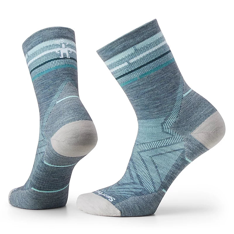 Smartwool Women's Run Zero Cushion Mid Crew Socks - Lightweight Running Socks for Women with Merino Wool, Moisture-Wicking & Odor-Resistant - Perfect for Trail Running, Hiking & Outdoor Activities