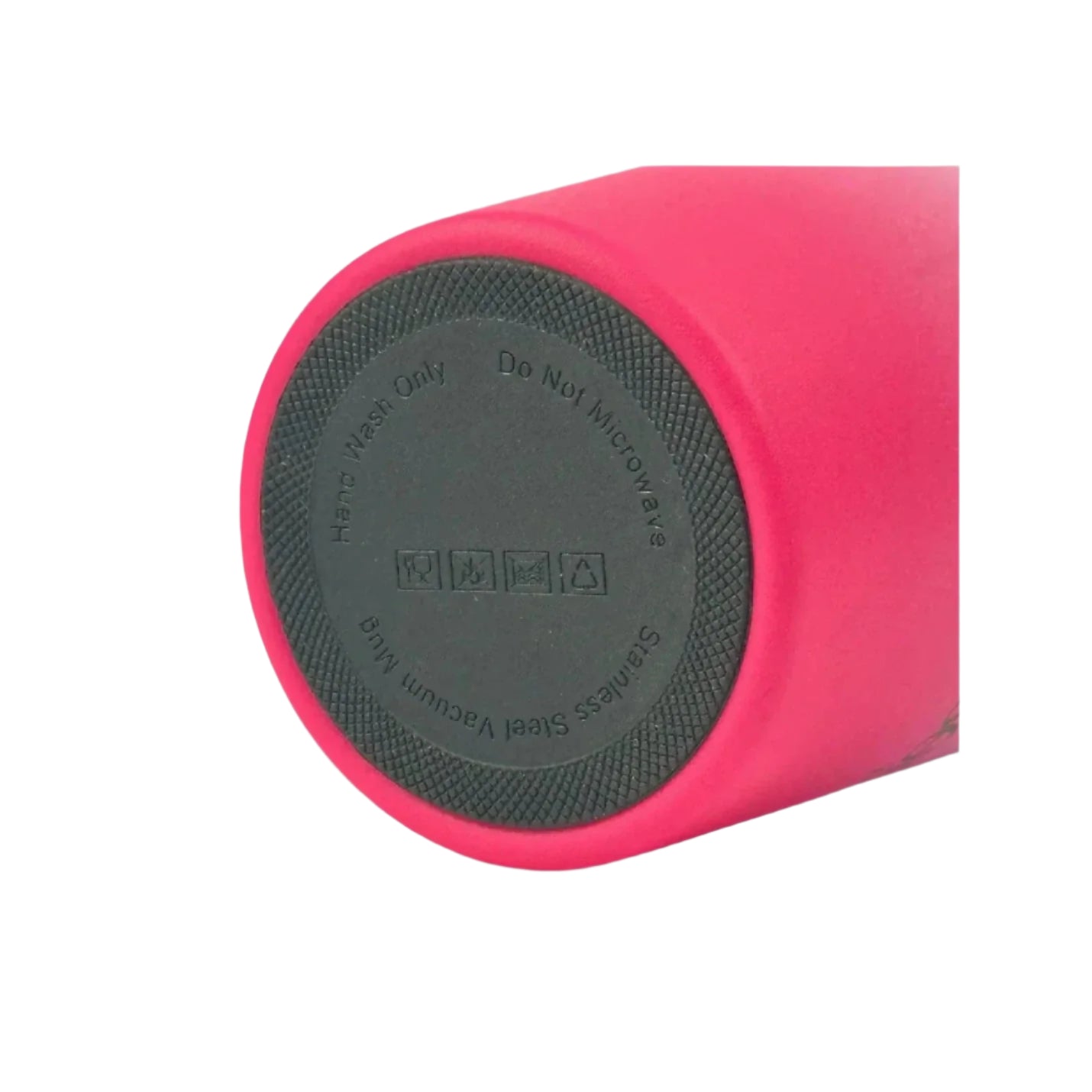 Hot Pink Insulated Travel Coffee Cup - 500ml Stainless Steel Vacuum Flask for Hot & Cold Drinks - Perfect for Commuting, Camping and Office Use