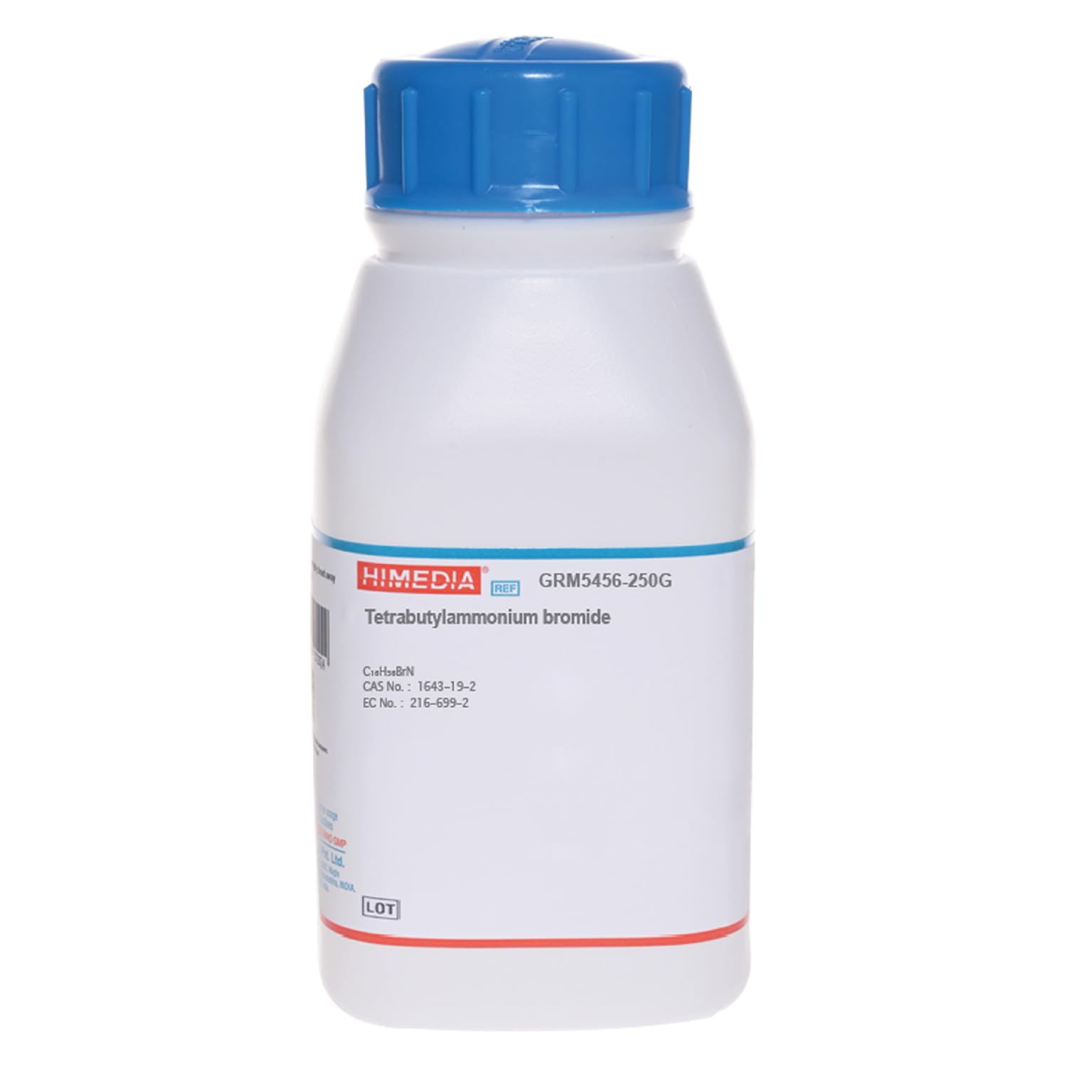 HiMedia GRM5456-250G Tetrabutylammonium Bromide 250g | High Purity Reagent for Organic Synthesis & Pharmaceutical Research | Lab Chemical for Catalysis & Phase Transfer Reactions