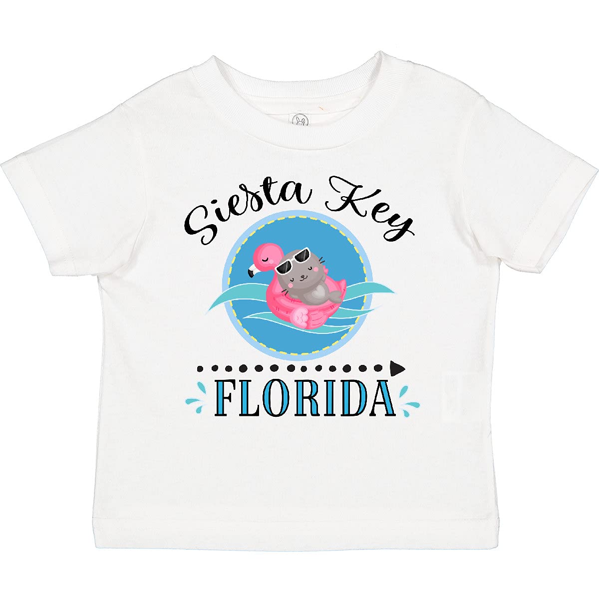 Inktastic Siesta Key Florida Beach Trip Toddler T-Shirt - Cute Vacation Shirt for Boys & Girls - Perfect for Family Beach Trips, Summer Holidays & Florida Getaways
