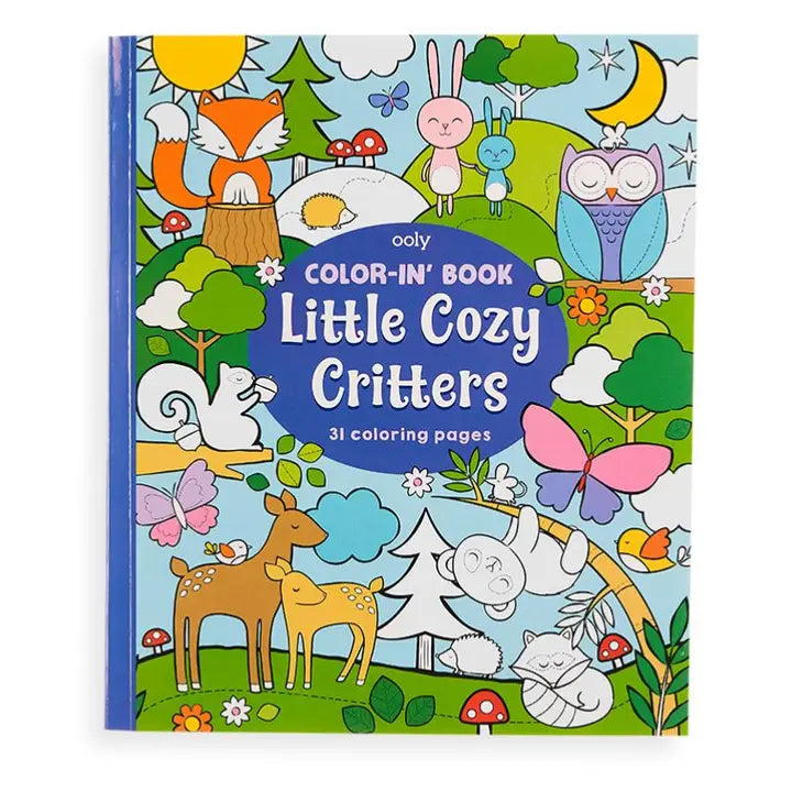 Ooly Color In Book - Creative Coloring Book for Kids & Adults | Fun Art Activity for Relaxation & Stress Relief
