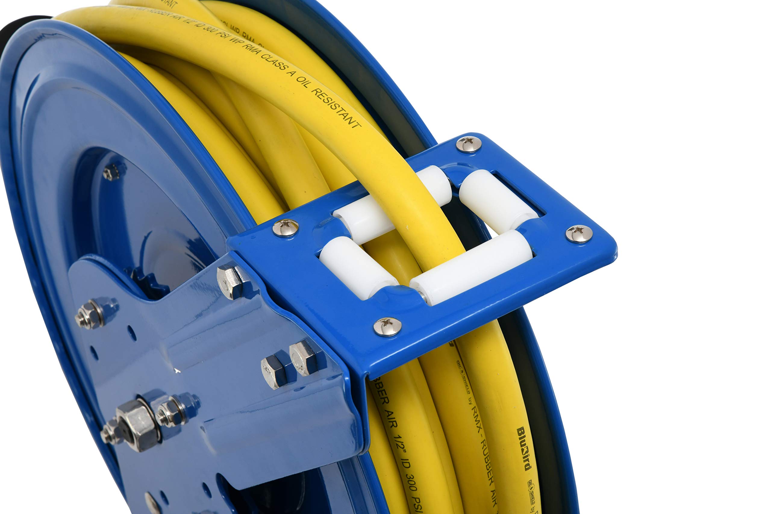 OilShield 18ga Heavy Duty Retractable Air Hose Reel - 1/2