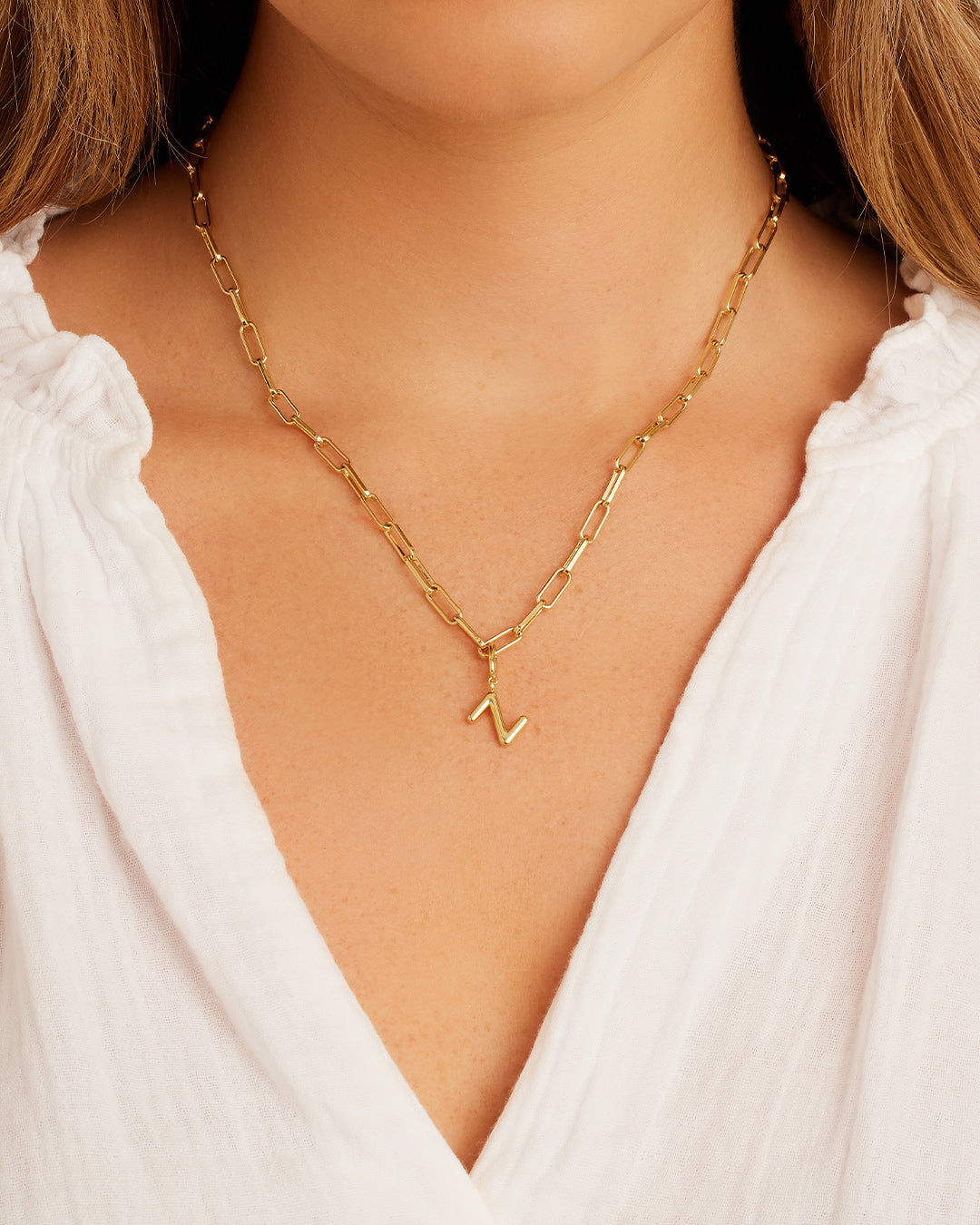 Alphabet Helium Parker Charm - Stylish Initial Letter Pendant Necklace for Women, Perfect for Gifts, Birthdays & Everyday Wear