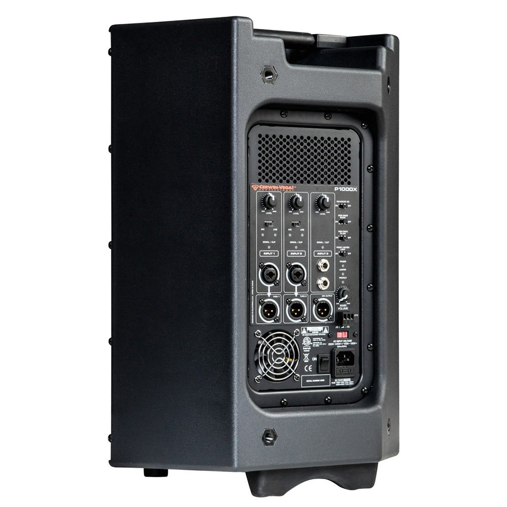 Cerwin Vega P1000X 10-Inch Woofer with 1.75-Inch Horn Compression Driver - High Power PA Speaker for Live Music, DJ Performances & Outdoor Events