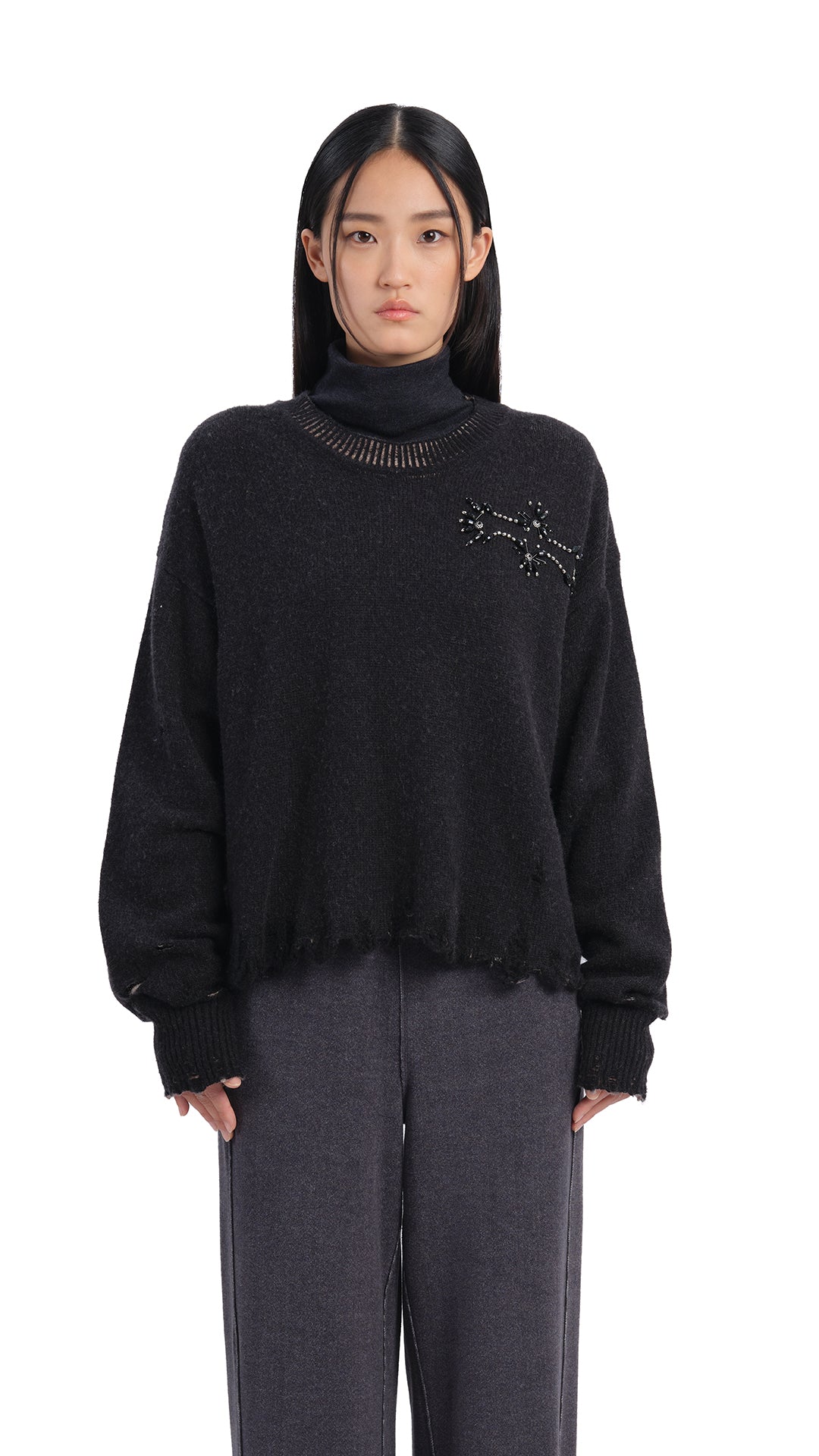 Vintage Distressed Pullover Sweatshirt for Men & Women - Soft Comfortable Oversized Hoodie for Casual Wear, Street Style, and Loungewear