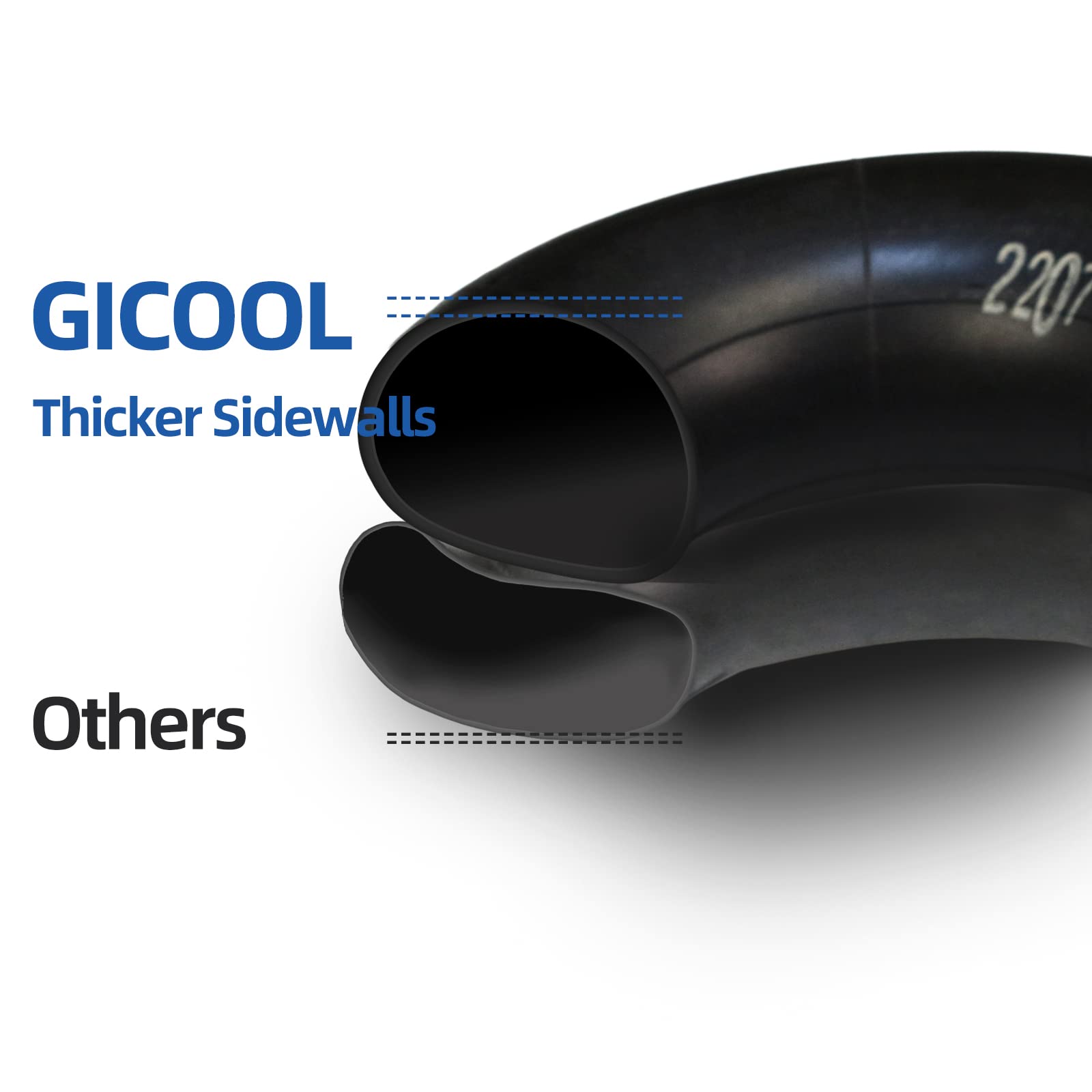 4.00-6 Heavy Duty Replacement Inner Tube (2 Pack) with TR-13 Valve Stem - Compatible with 13