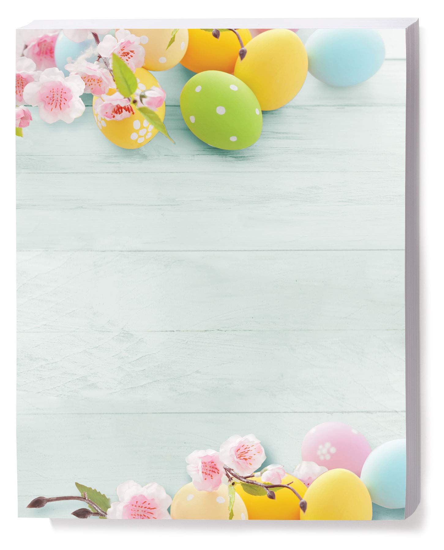 Premium Easter Spring Theme Stationery Set - 100 Sheets 8.5
