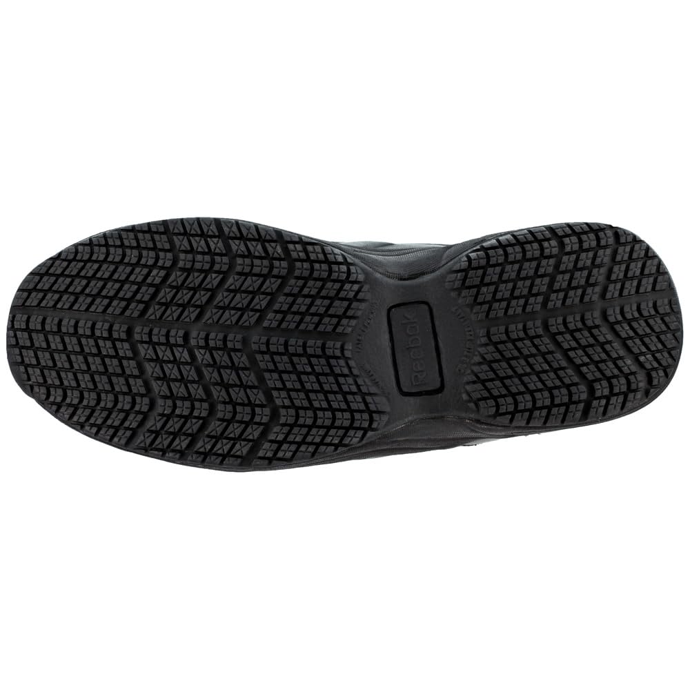 Reebok RB1860 Jorie Work Shoes for Men - Black Safety Oxford for Jogging & Work