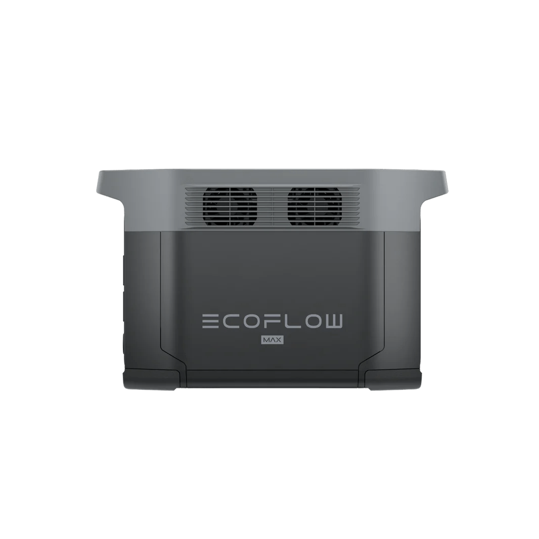 EcoFlow Delta 2 Max Portable Power Station - 6144Wh 2400W LiFePO4 Solar Generator with 2 Extra Batteries & 200W Monocrystalline Solar Panel Kit | Emergency Backup, RV Camping, Off-Grid Living, Home Power Outage Solution