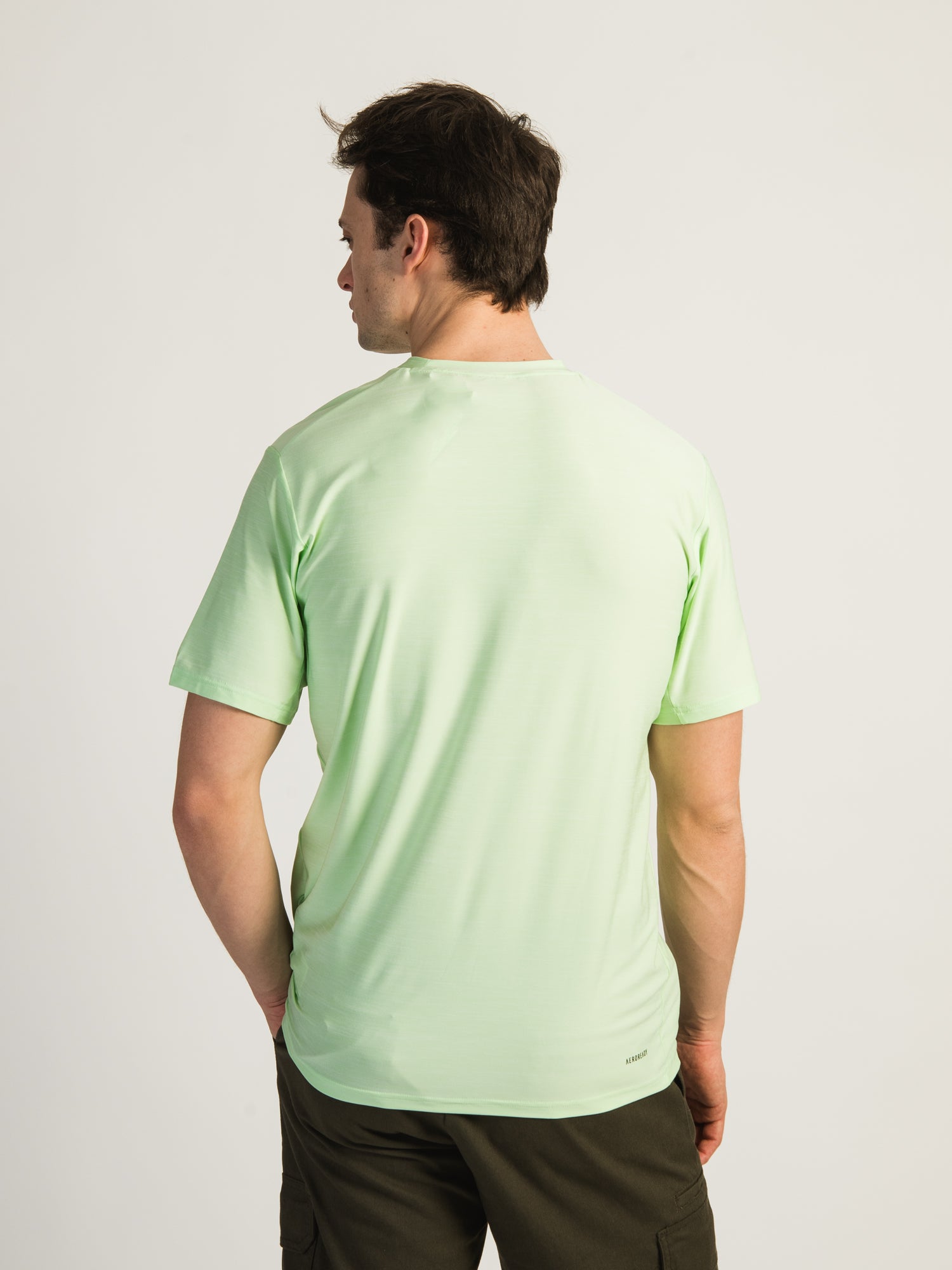 Adidas Men's Left Chest Logo T-Shirt - Comfortable Cotton Tee for Casual Wear & Gym Workouts - Clearance Sale