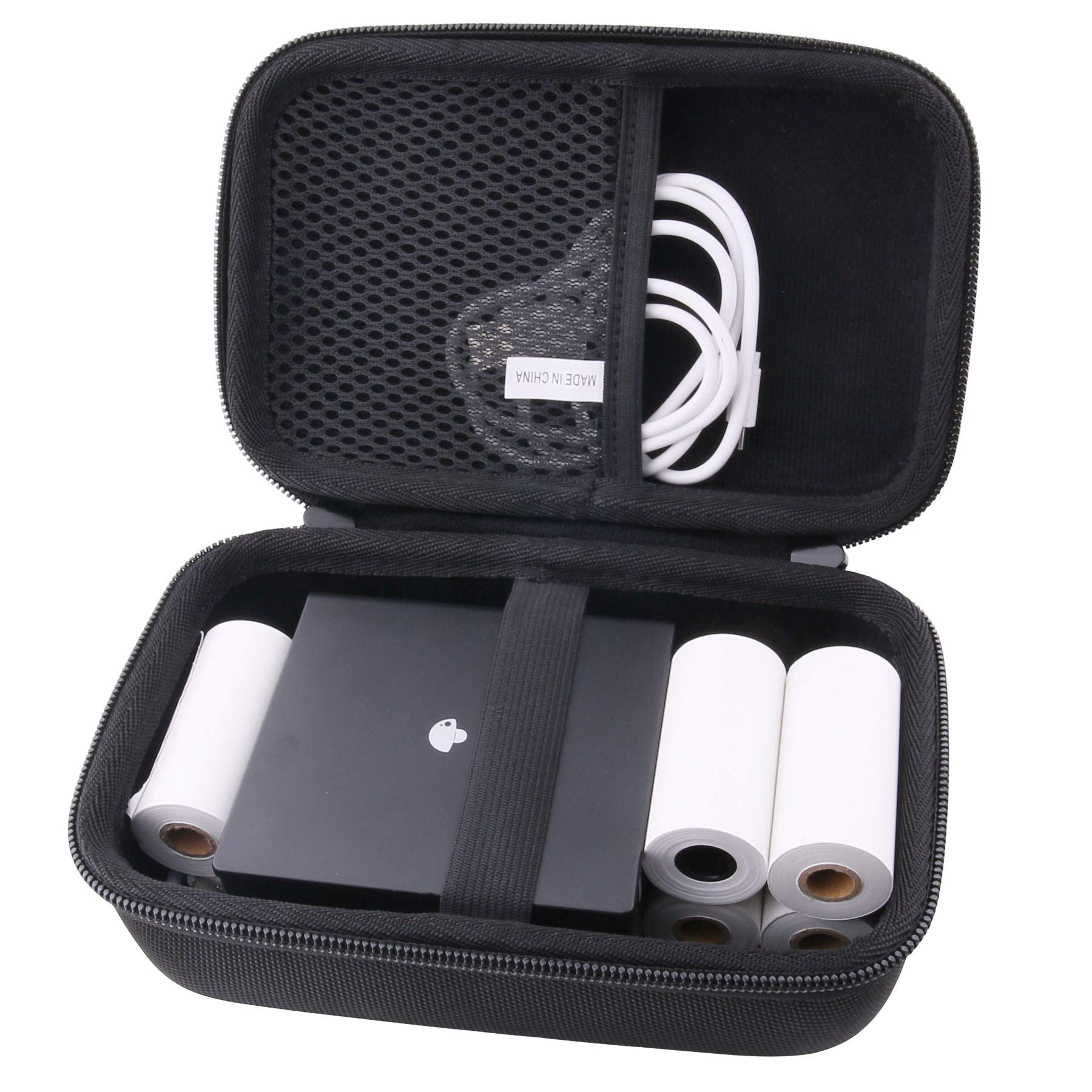 Phomemo M02/M02S & Aibecy GOOJPRT PeriPage Mini Printer Hard Carrying Case - Durable Portable Protective Cover for Travel, Office & School Use