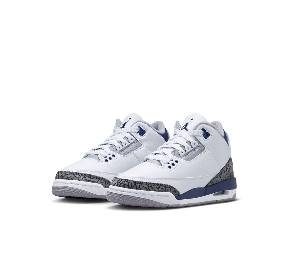 AIR JORDAN 3 RETRO (GS) Basketball Shoes for Kids - Lightweight Sneakers for Boys & Girls - Perfect for School, Sports & Casual Wear