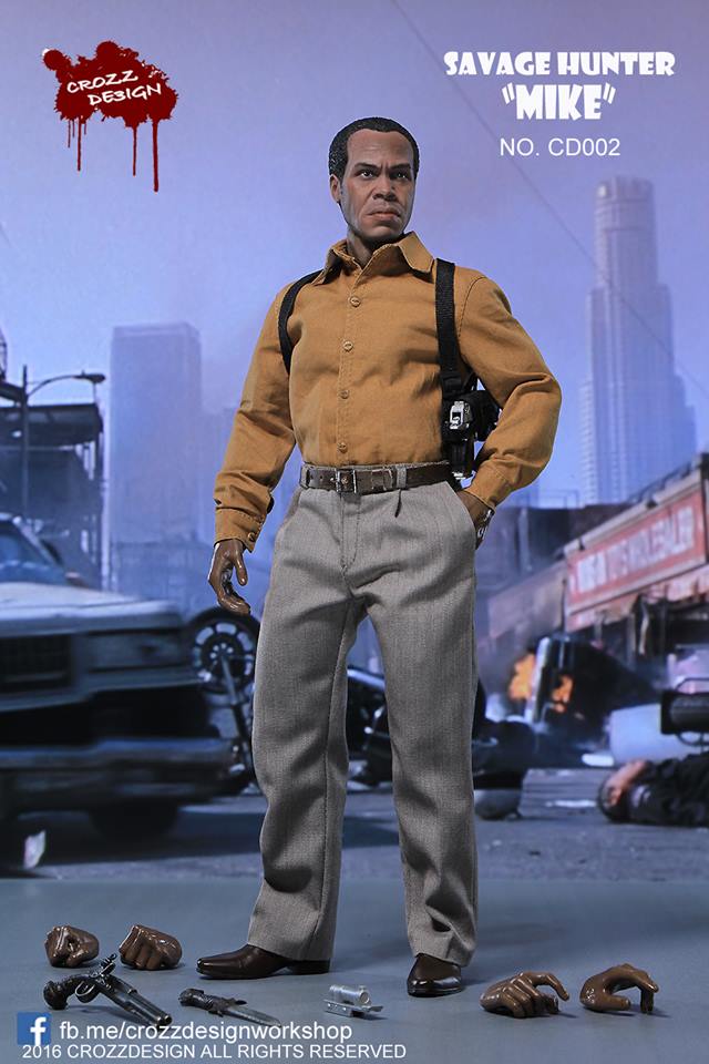Crozz Design 1/6 Savage Hunter Sixth Scale Collectible Action Figure - Perfect for Display, Photography & Model Enthusiasts