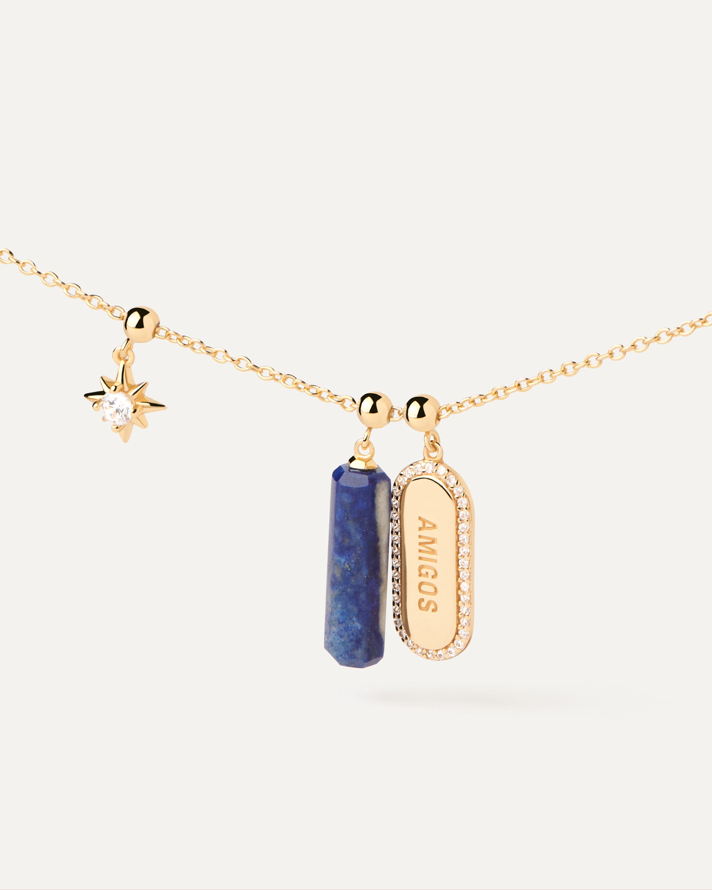 Genuine Lapis Lazuli Charm Pendant - Natural Stone Jewelry for Spiritual Healing & Meditation - Perfect for Yoga, Energy Balancing & Gift Giving