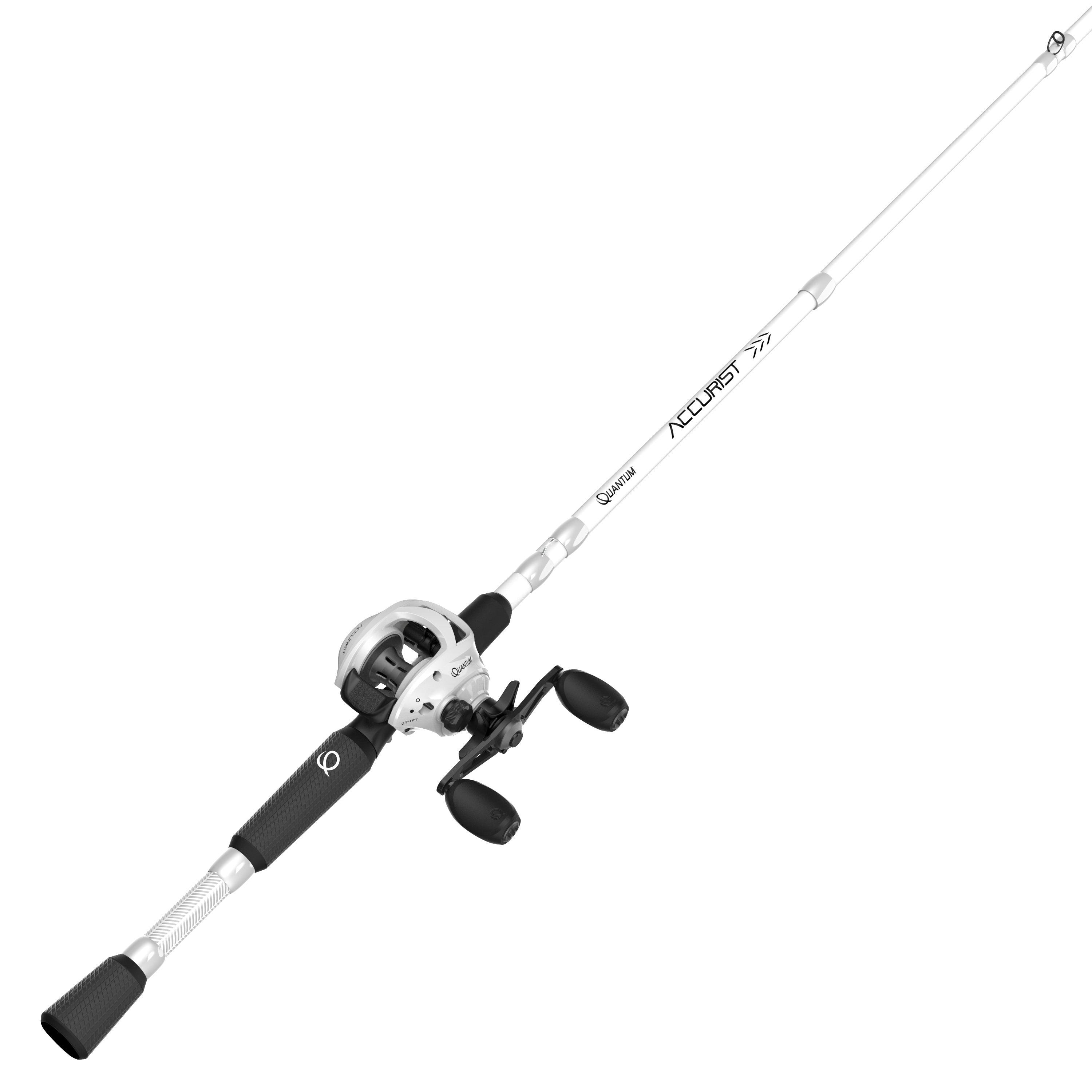 Quantum Accurist Cranking Baitcast Fishing Rod and Reel Combo - High Performance Baitcasting Setup for Bass Fishing | Ideal for Freshwater Lakes, Rivers, and Tournament Angling