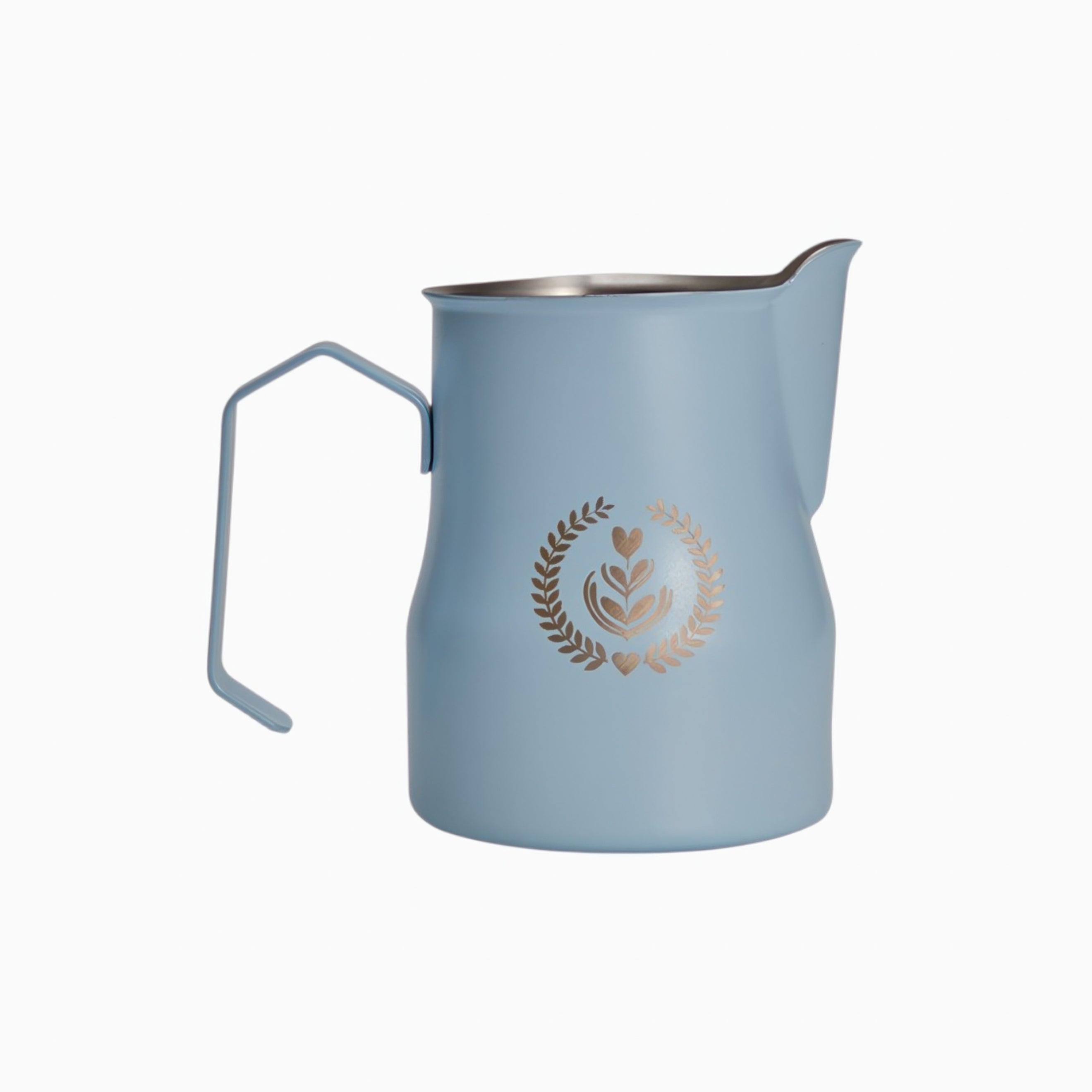 Premium Non-Stick Latte Art Milk Pitcher for Cappuccino & Coffee - Barista-Grade Stainless Steel Frothing Jug for Perfect Milk Foam & Latte Designs - Ideal for Home Baristas & Coffee Shops