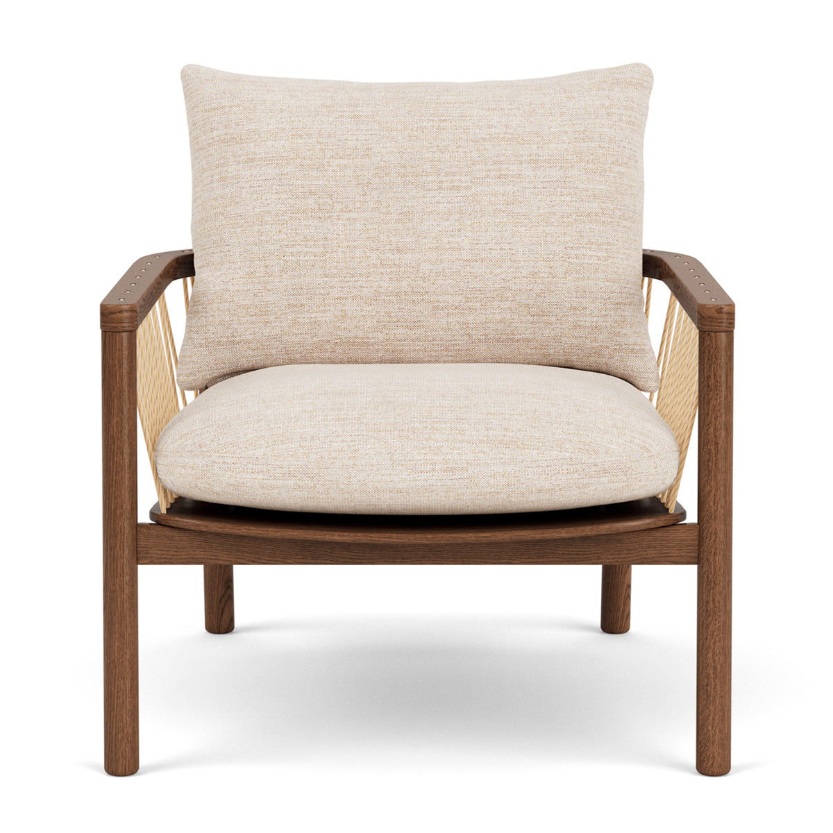 Enzo Fabric Armchair - Modern Upholstered Accent Chair for Living Room, Bedroom & Office - Comfortable Lounge Chair with Sturdy Wooden Legs - Perfect for Relaxing, Reading & Decorating