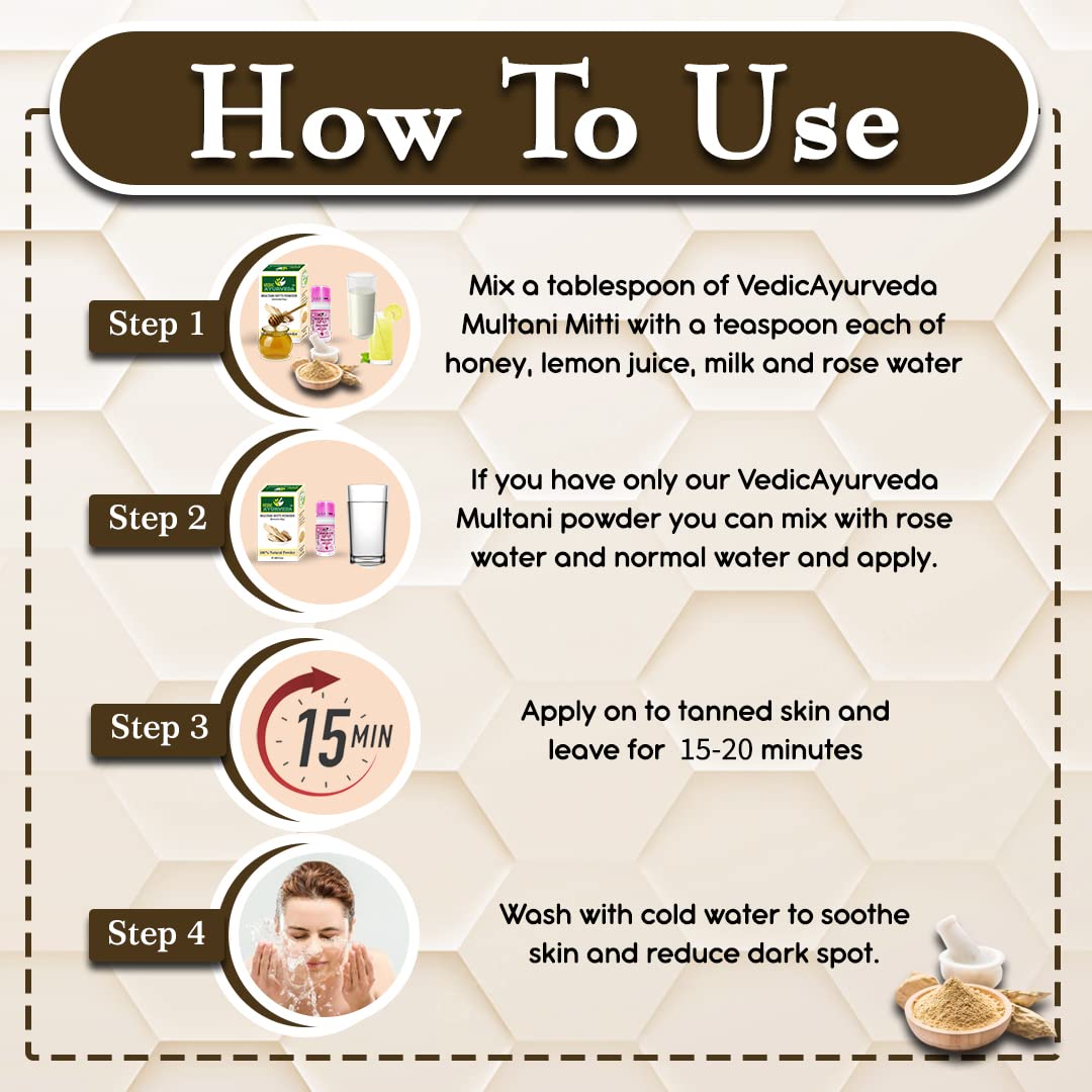 Multani Mitti Clay Face Mask with Free Rose Water Toner (60ml) & Makeup Remover | Deep Cleansing, Oil Control & Skin Brightening | Perfect for Acne-Prone & Oily Skin Care Routine