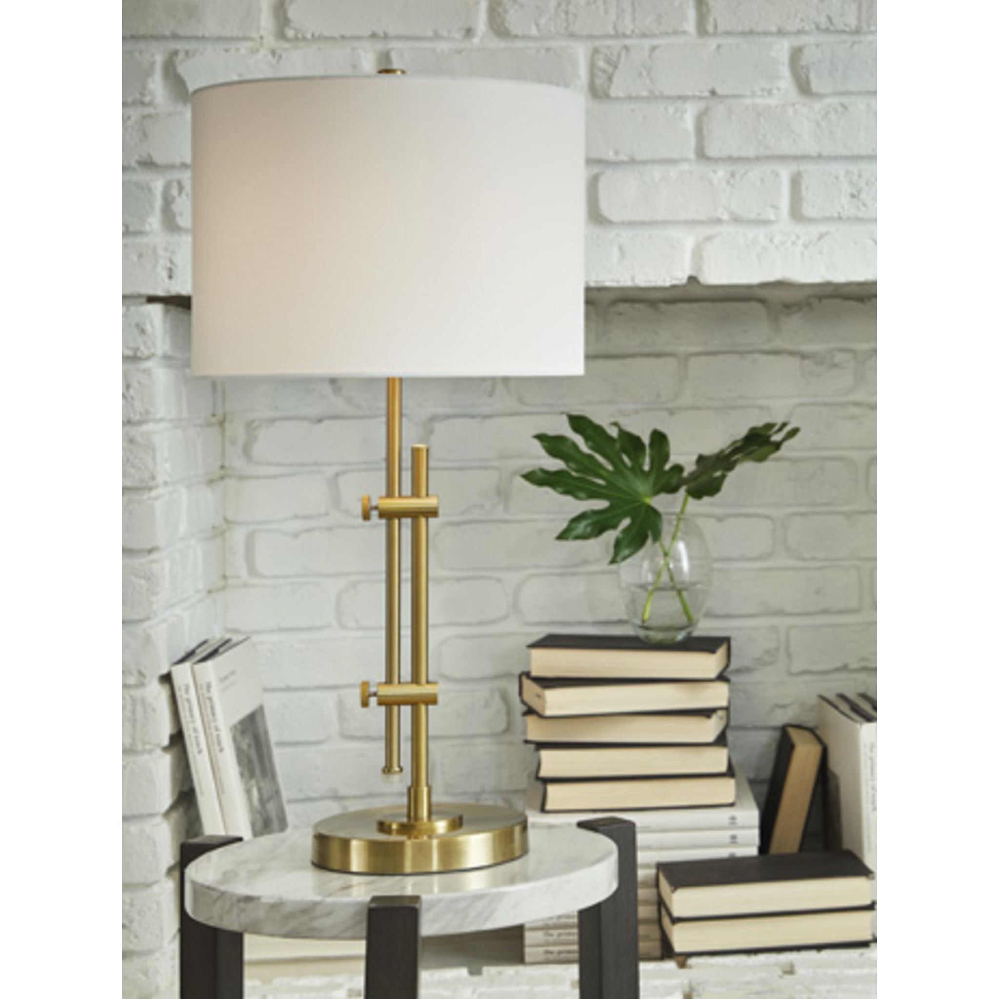 Baronvale Modern Table Lamp - 27.5 Inch Height, Adjustable Brightness for Bedroom, Living Room & Office - Energy Efficient LED Desk Light with Touch Control