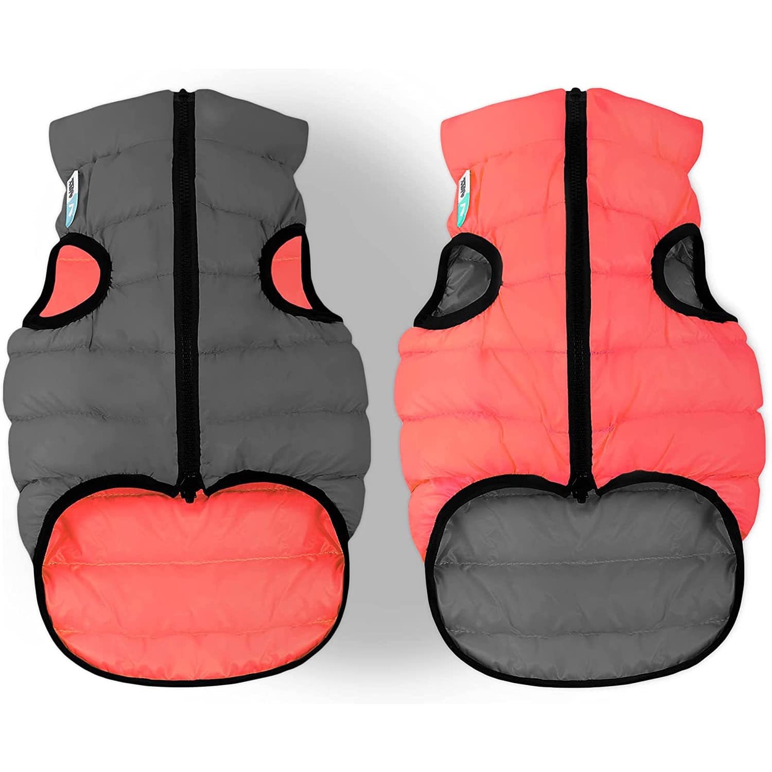 Lightweight Reversible Winter Dog Coat - Warm Waterproof Windproof Insulated Dog Jacket for Small Medium Large Dogs - Comfortable Puffer Vest for Outdoor Walks & Cold Weather Protection