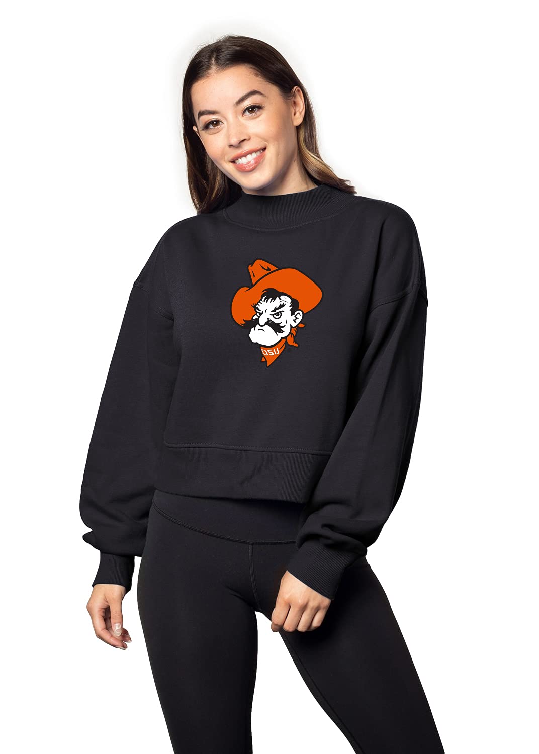 Chicka-d Women's Hailey Sweatshirt - Cozy Fleece Pullover for Casual Wear, Lounge & Fall Outfits