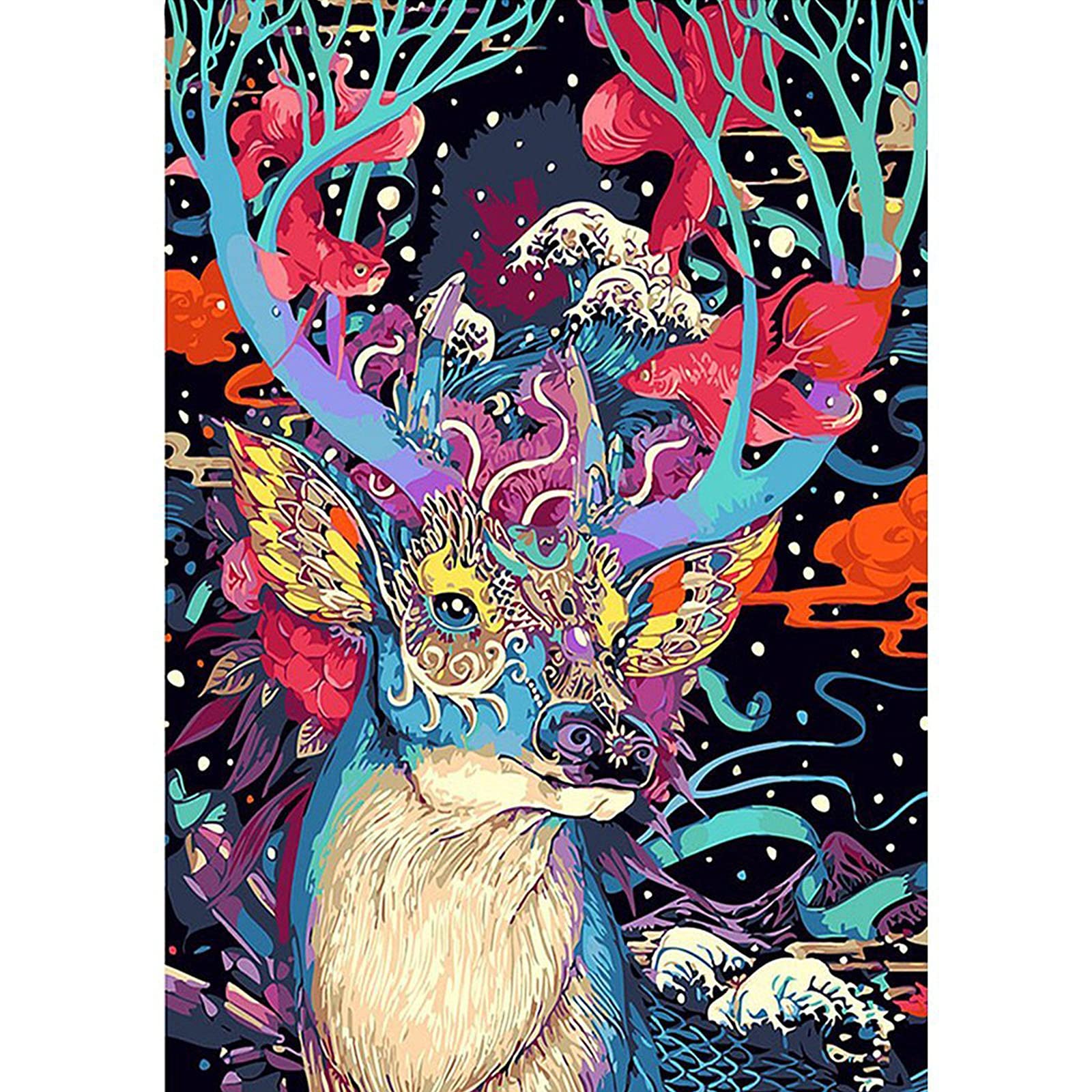 5D DIY Diamond Painting Kit for Adults - Full Drill Crystal Rhinestone Art with Deer Design (12x16 Inch) | Home Decor, Wall Art, Relaxing Craft & Gift Idea