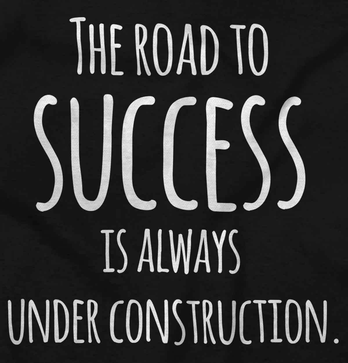 Brisco Brands Construction Quote Tank Top for Men & Women - Funny Road Success Slogan Tee - Perfect for Construction Workers, Job Sites & Casual Wear