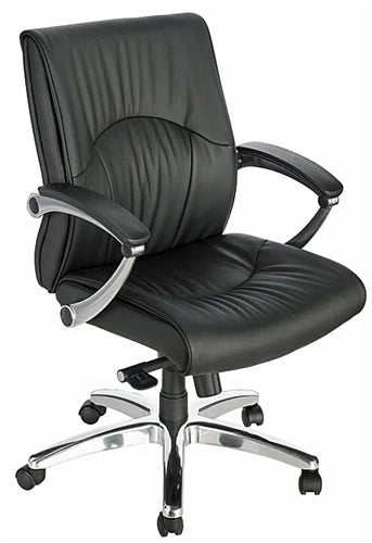 Friant Madison Mid Back Executive Chair - Ergonomic Office Chair with Adjustable Height & Lumbar Support - Perfect for Home Office & Workspace Comfort