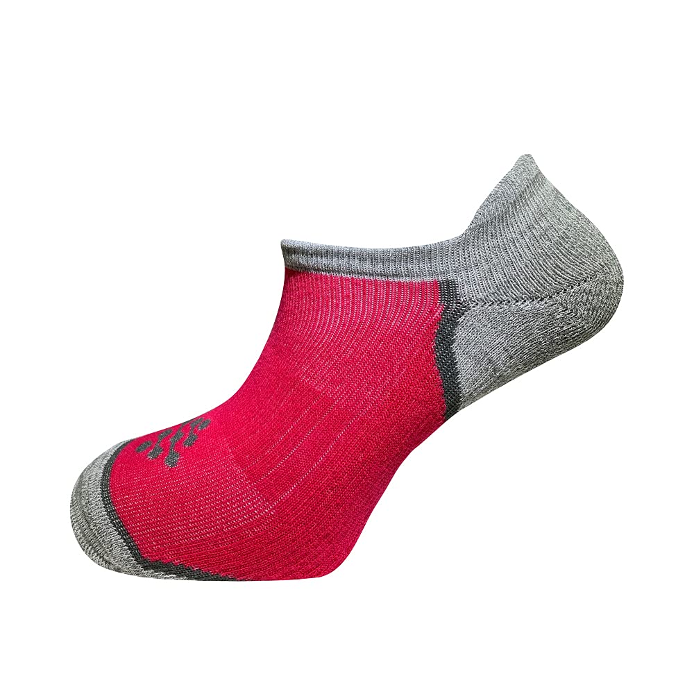 Breathable Women's No Show Socks - 3 Pack Anti-Slip Running Socks with Compression & Infrared Technology for Workout, Yoga, and Daily Wear