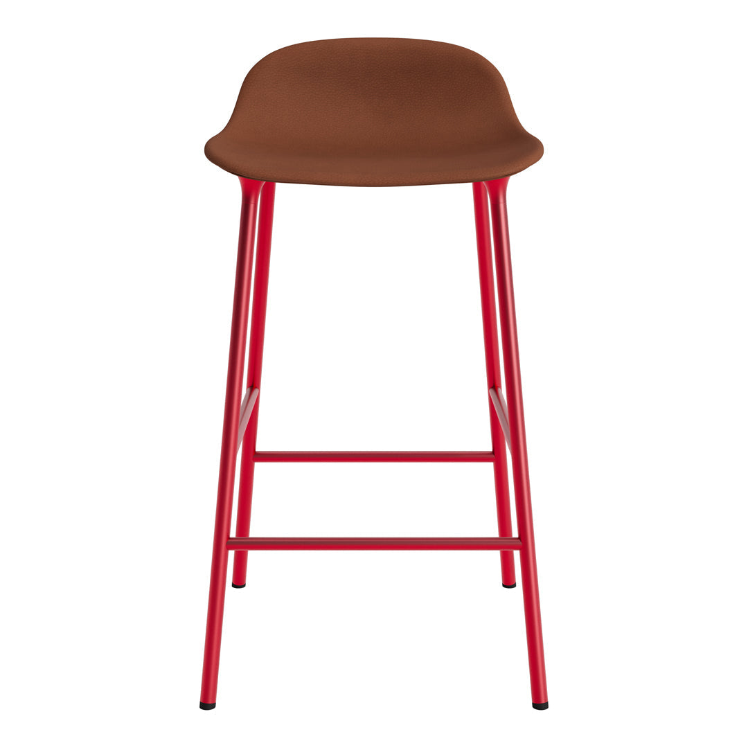 Modern Form Counter Stool with Sturdy Metal Legs & Comfortable Upholstered Seat - Perfect for Kitchen Islands, Breakfast Bars & Home Decor
