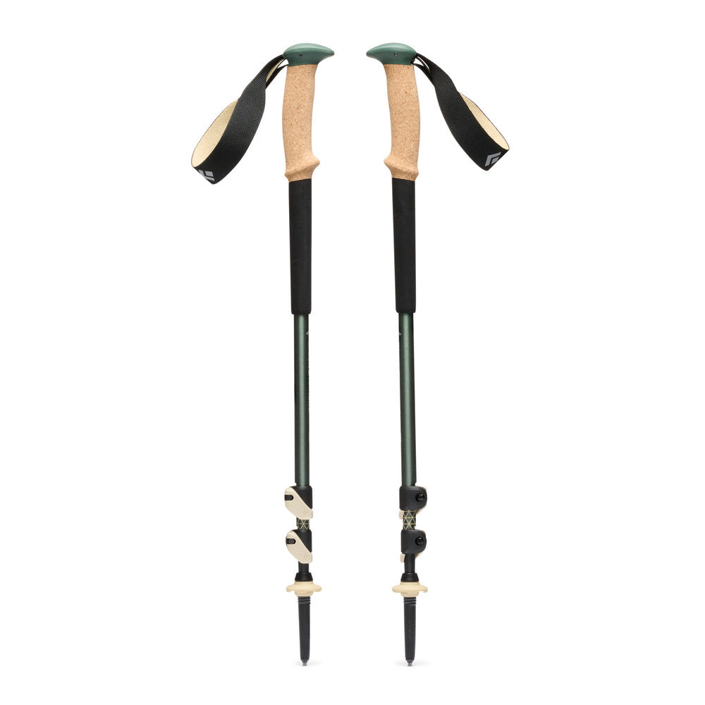 Black Diamond Trail Cork Trekking Poles - Lightweight Adjustable Hiking Sticks for Men & Women - Perfect for Backpacking, Trail Running & Mountain Climbing