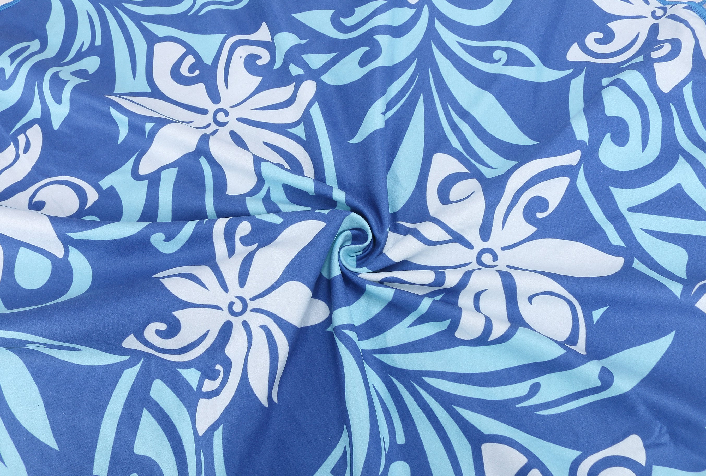 Premium Hooded Beach Towel Poncho for Adults - Soft & Absorbent Tiare Infinity Blue - Perfect for Swimming, Surfing, and Outdoor Activities