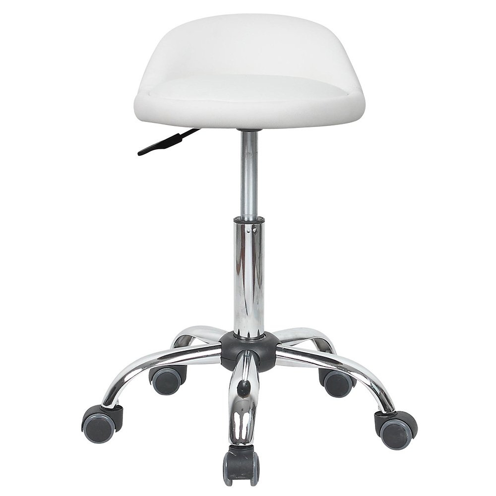 Juno Adjustable Height Massage Stool with Wheels - Portable & Ergonomic Design for Home, Office, and Spa Relaxation