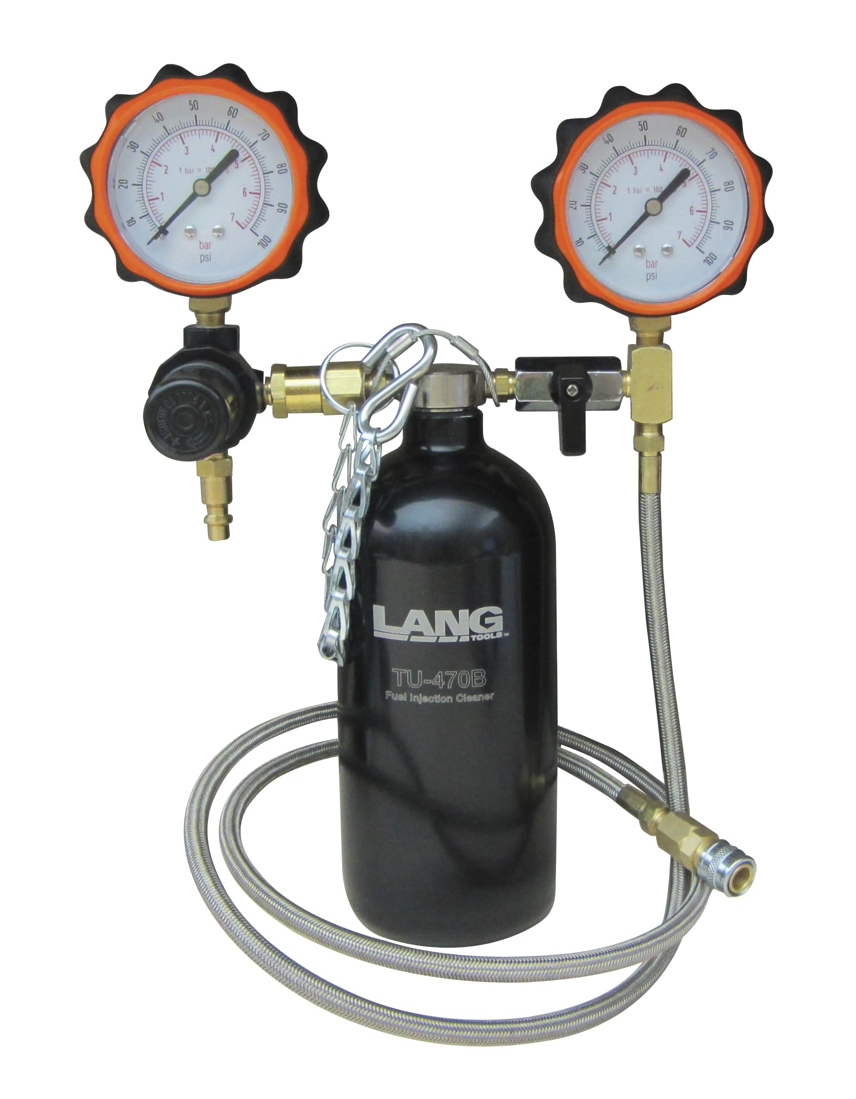 Lang Tools TU-470B Fuel Injection Cleaner - Professional Engine Performance Enhancer for Cars, Trucks & SUVs | Restores Fuel Efficiency & Reduces Emissions | Ideal for Routine Maintenance & Smoother Drives