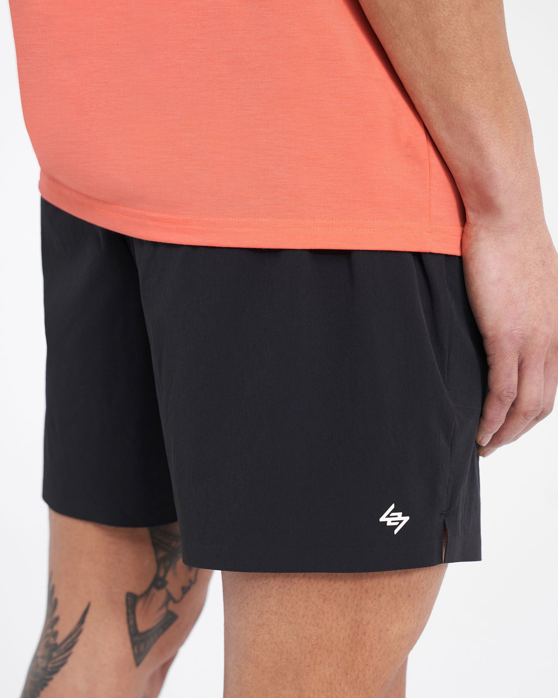 247 Fused Shorts for Men - Comfortable & Breathable Workout Running Gym Shorts - Black - Perfect for Training, Jogging & Casual Wear