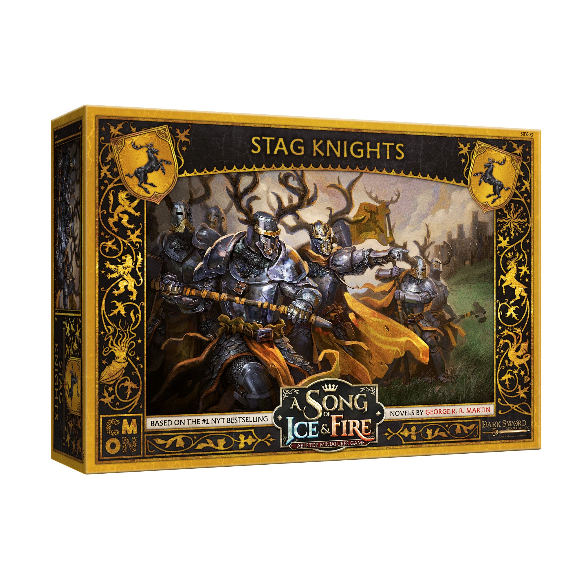 Game of Thrones Baratheon Stag Knights Collectible Figures - Perfect for Display, Gifts, and Fantasy Fans