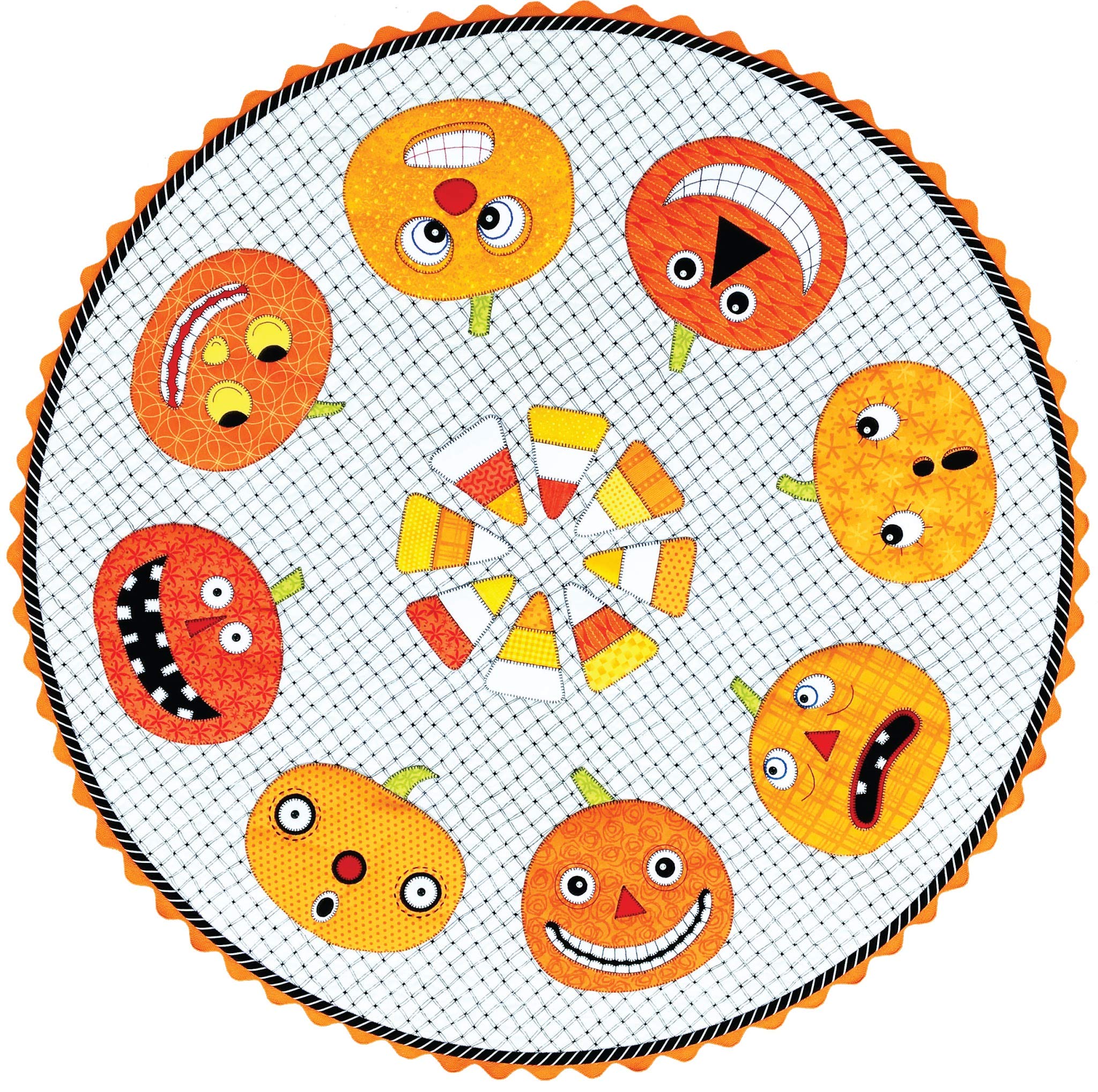 Pumpkins Quilt Pattern PDF - Fall Harvest Quilting Design for Autumn Decor, Halloween & Thanksgiving Home Decorations | Perfect for Quilts, Pillows & Wall Hangings