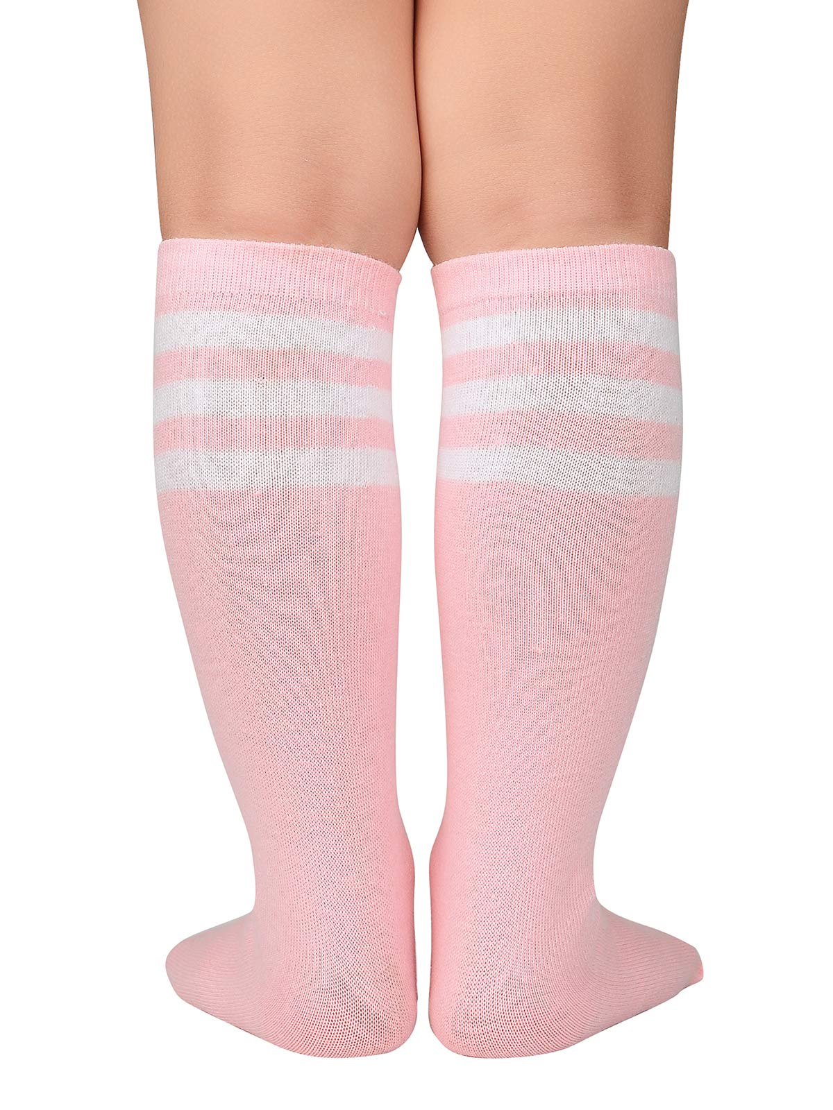**Century Star Kids & Toddler Soccer Uniform Socks - Cotton Athletic Knee High Tube Socks for Boys & Girls - Perfect for Soccer Games, Sports Practice & Casual Wear**