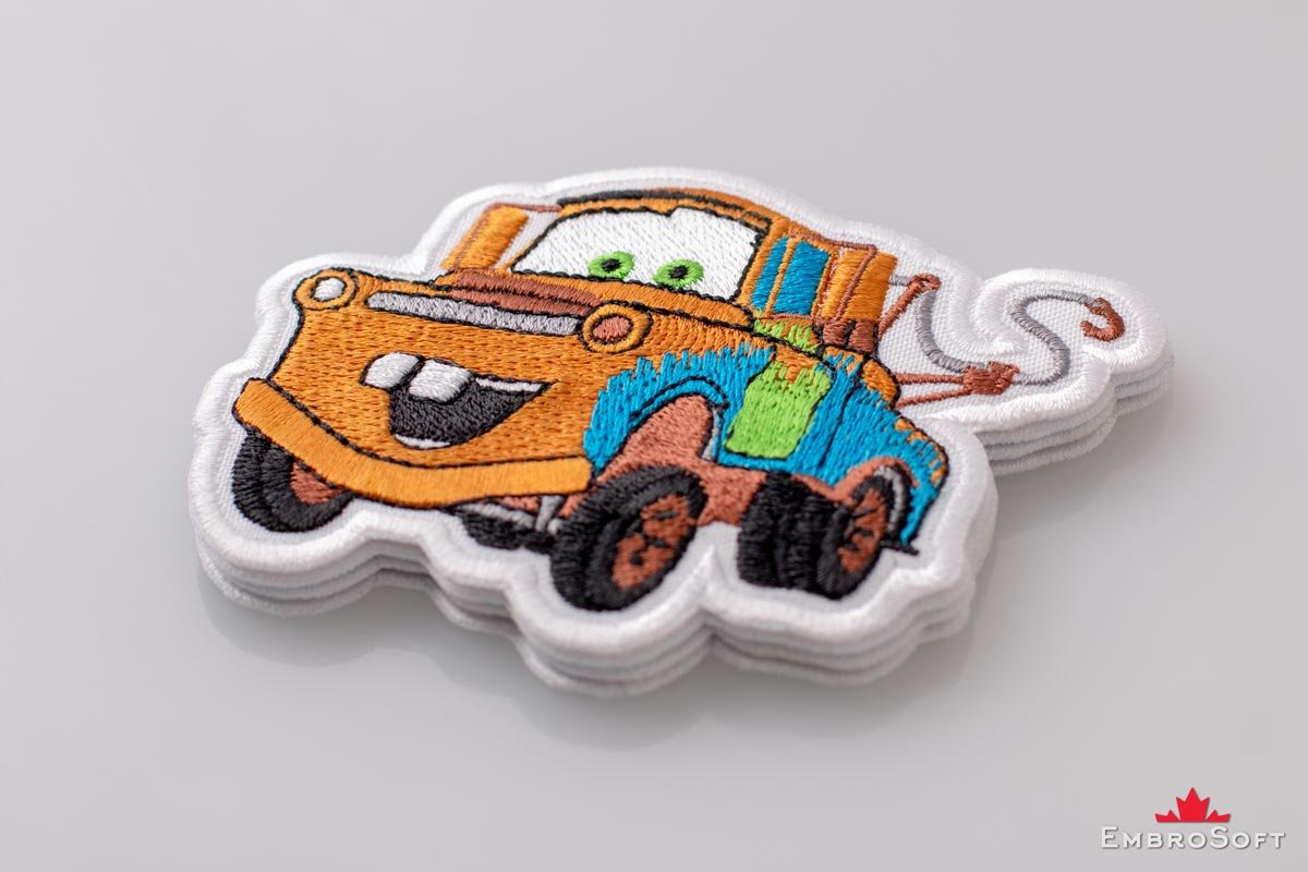 Cars Mater Cartoon Iron On Embroidered Patch 3.7