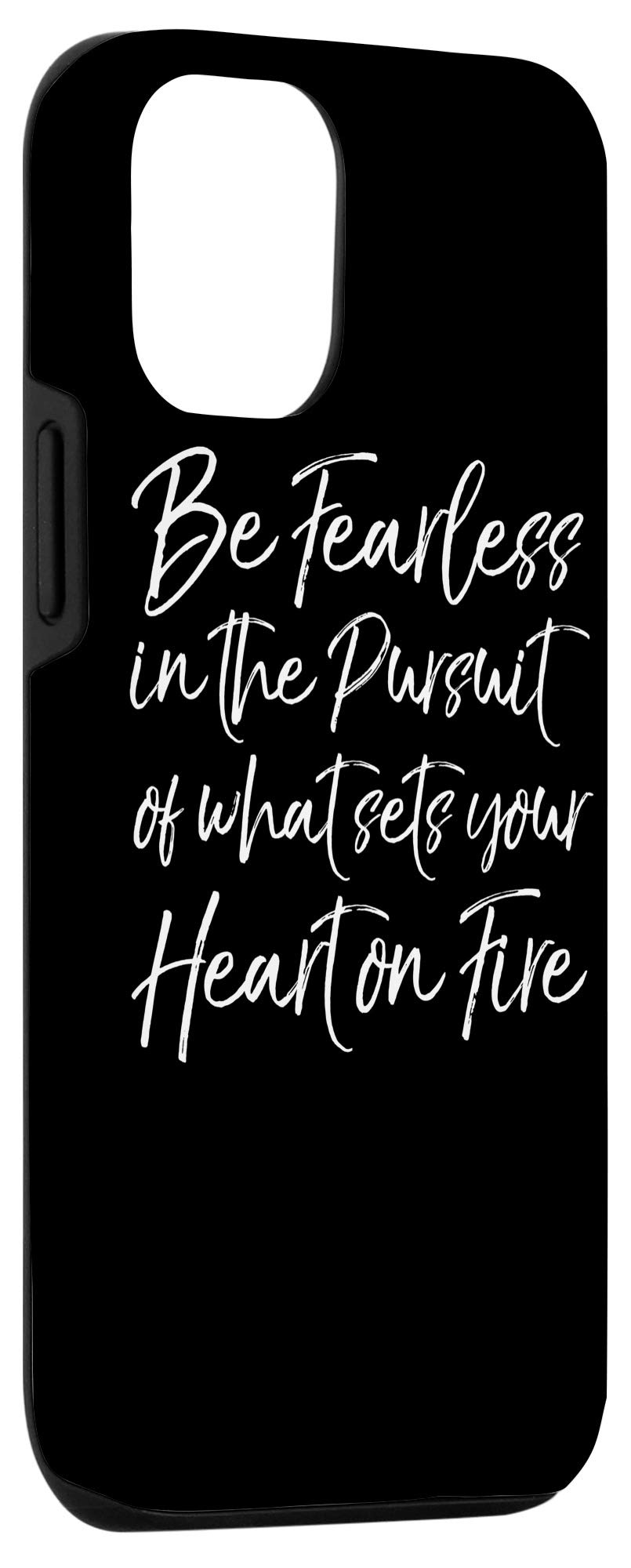 iPhone 12/12 Pro Fearless Heart Case - Durable Protective Cover for Adventure, Travel & Daily Use