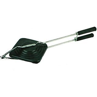 Nonstick Sandwich Maker & Hand Toaster - Portable Grill for Perfect Paninis, Grilled Cheese & Breakfast Sandwiches - Ideal for Home, Office & Camping Use