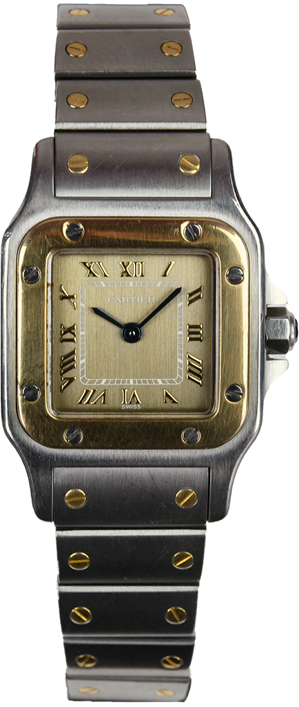 Authentic Pre-Owned Cartier Santos Galbée W20031C4 Luxury Watch - Perfect for Business Meetings & Formal Events