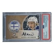 Aleksi Hemponiemi Signed 2017 Leaf #II AH1 Hockey Card PSA/DNA Certified - Collectible Sports Memorabilia for Hockey Fans & Card Collectors