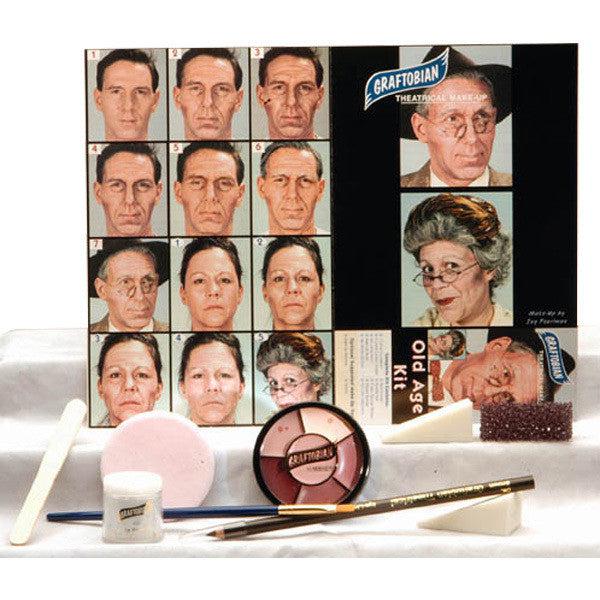 Graftobian Complete Halloween Makeup Kit - Professional Face Paint & Costume Cosmetics for Spooky Transformations - Perfect for Halloween Parties, Costume Contests & Theatrical Performances