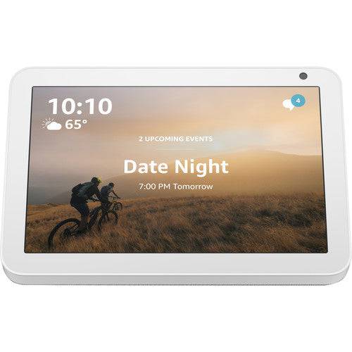 Amazon Echo Show 8 (2nd Gen, 2021 Release) - Smart Display with Alexa - Sandstone Fabric - HD Screen, Smart Home Hub, Video Calls & Streaming - Perfect for Kitchen, Living Room & Bedroom